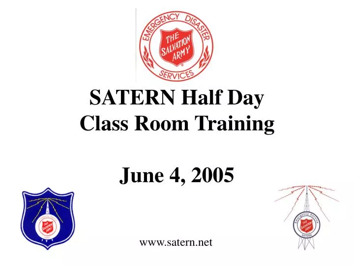 satern half day class room training june 4 2005
