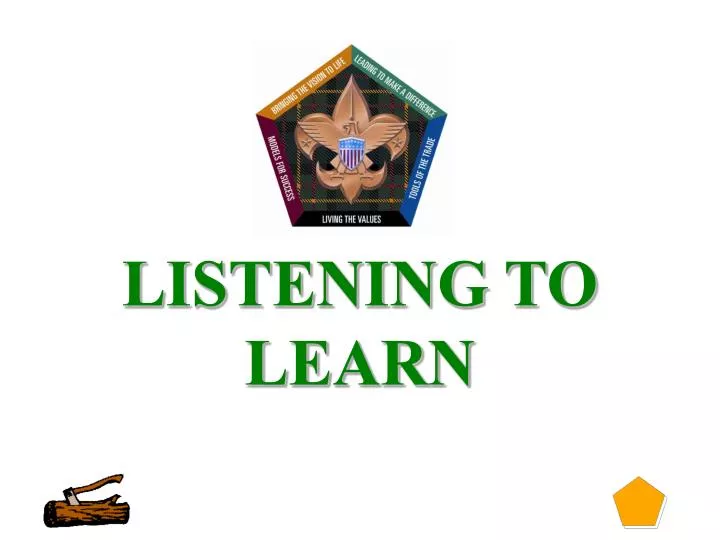 listening to learn