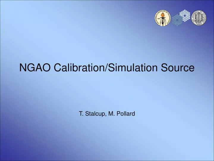 ngao calibration simulation source