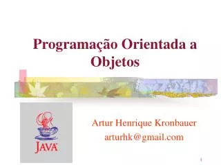 programa o orientada a objetos