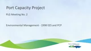 Environmental Management - 1998 EES and PCP