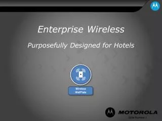 Enterprise Wireless Purposefully Designed for Hotels