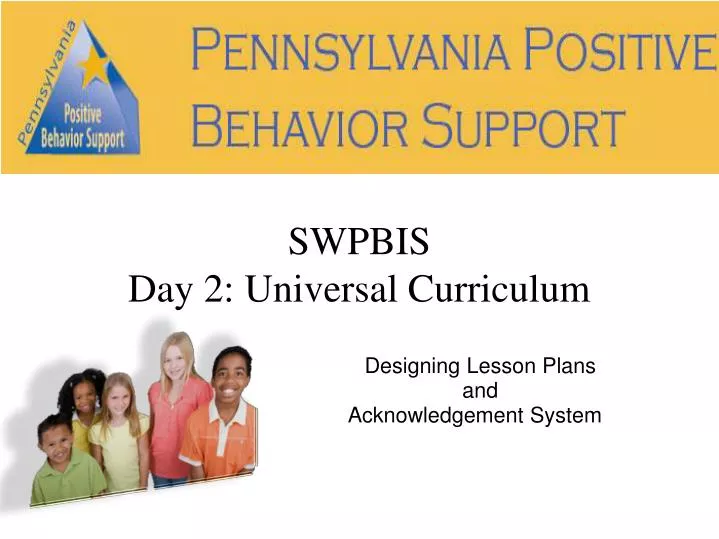 swpbis day 2 universal curriculum