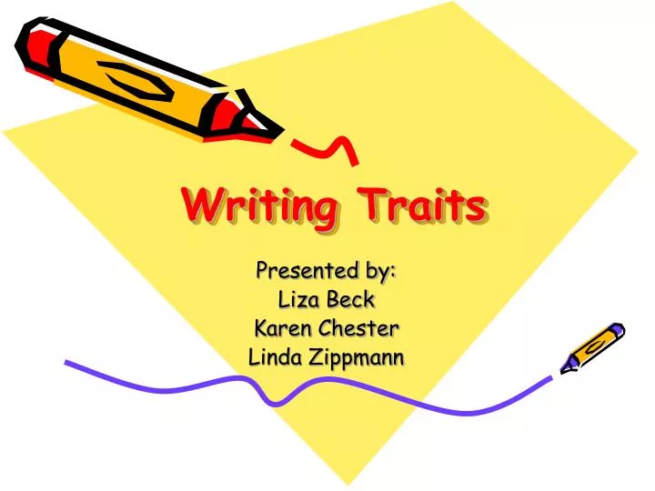 writing traits