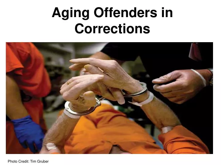 aging offenders in corrections