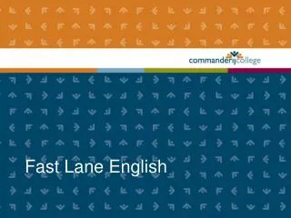Fast Lane English