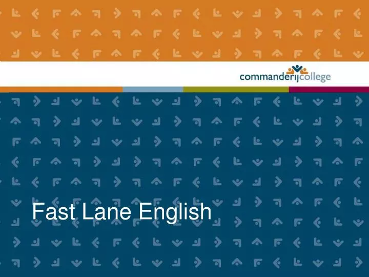 fast lane english