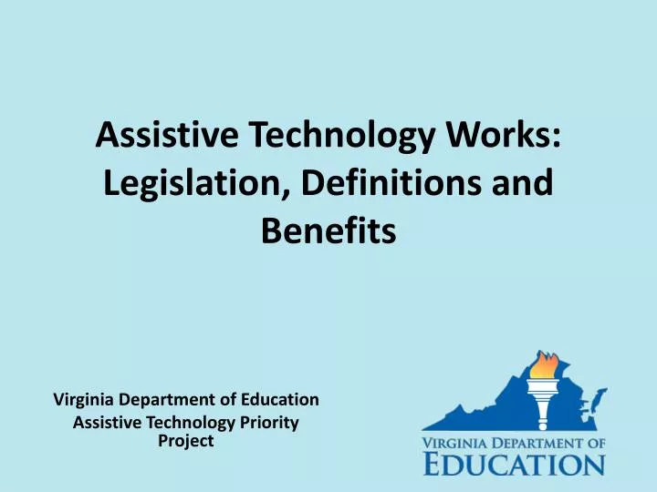 assistive technology works legislation definitions and benefits