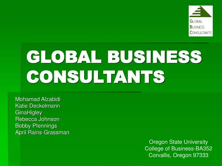 global business consultants