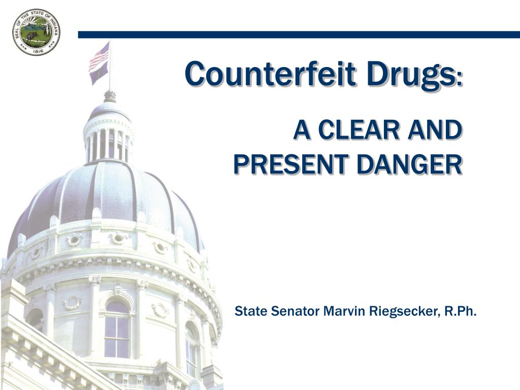 PPT - Counterfeit Drugs : A CLEAR AND PRESENT DANGER PowerPoint ...