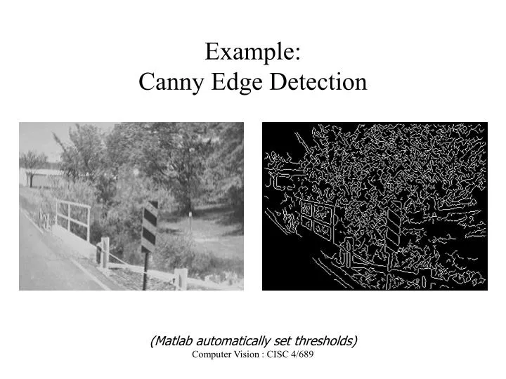 example canny edge detection