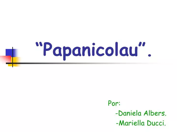 papanicolau