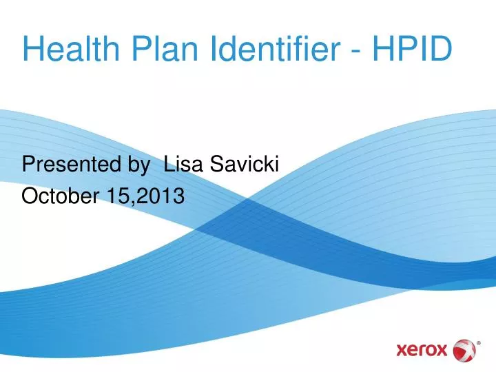 health plan identifier hpid