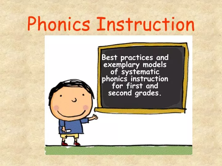 phonics instruction
