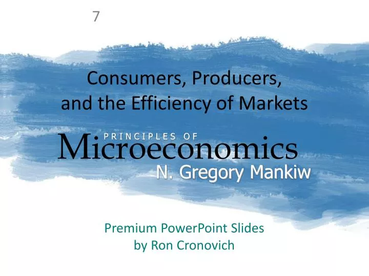 consumers producers and the efficiency of markets