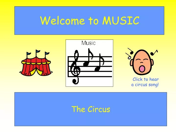welcome to music
