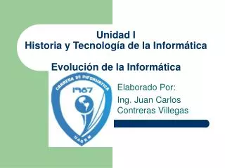 unidad i historia y tecnolog a de la inform tica evoluci n de la inform tica