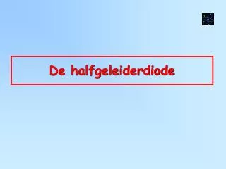 de halfgeleiderdiode