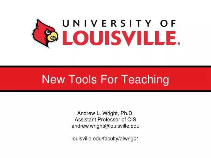 new tools for teaching