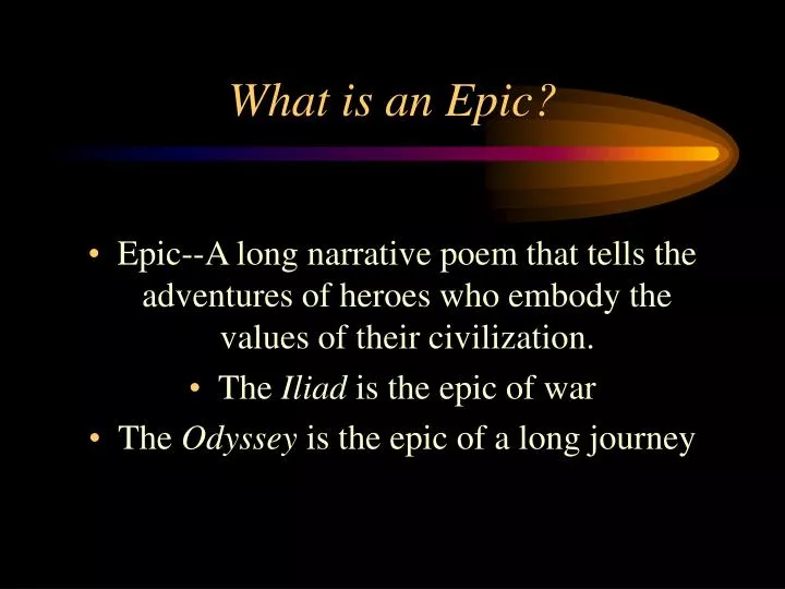 what is an epic
