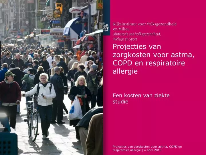 projecties van zorgkosten voor astma copd en respiratoire allergie