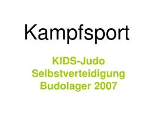 Kampfsport