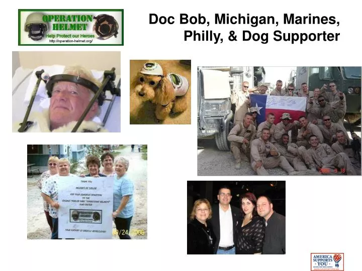 doc bob michigan marines philly dog supporter