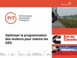 optimiser la programmation des moteurs pour r duire les ges