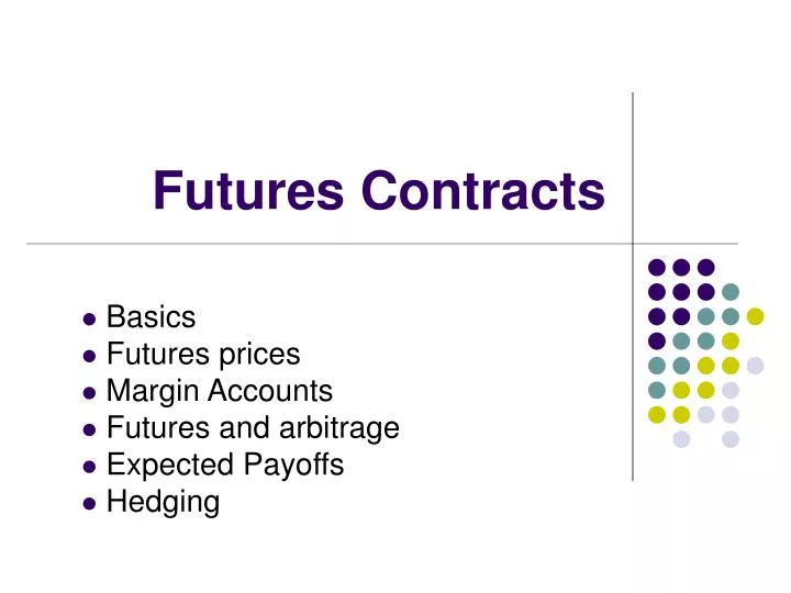 futures contracts