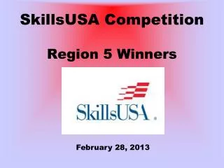 SkillsUSA Competition