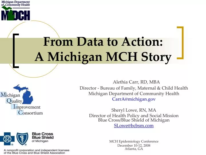 from data to action a michigan mch story