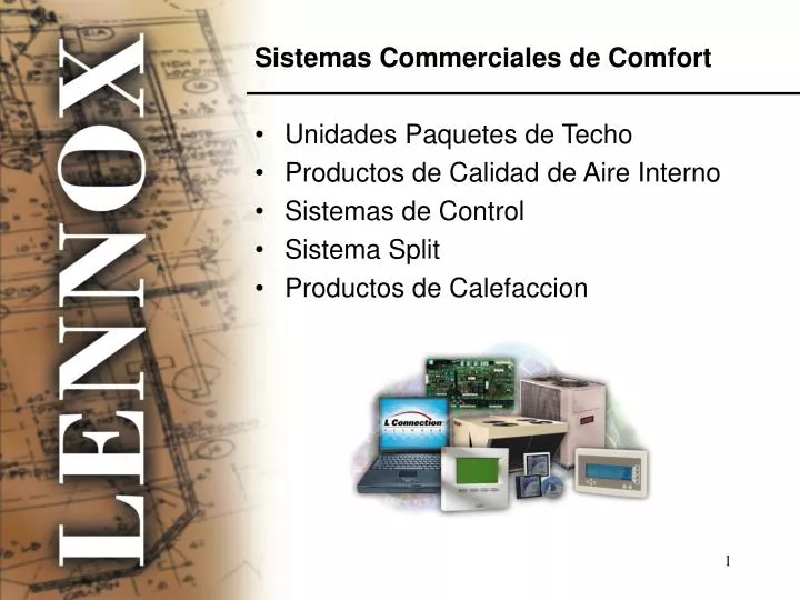 sistemas commerciales de comfort