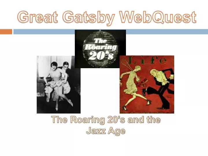 great gatsby webquest