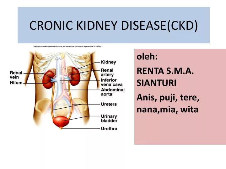 cronic kidney disease ckd
