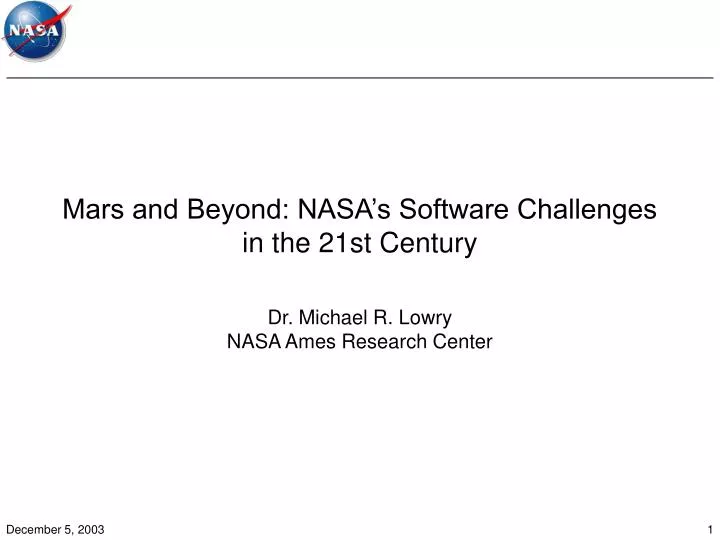 mars and beyond nasa s software challenges in the 21st century