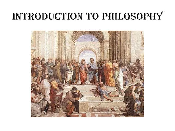 introduction to philosophy