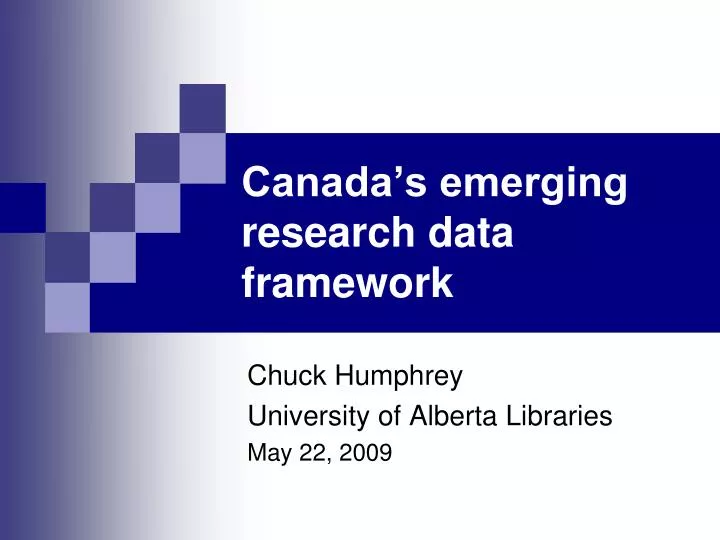 canada s emerging research data framework