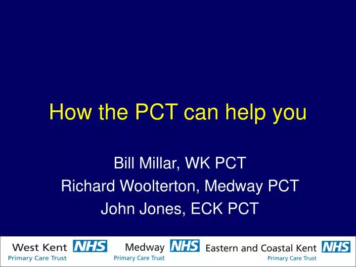 how the pct can help you