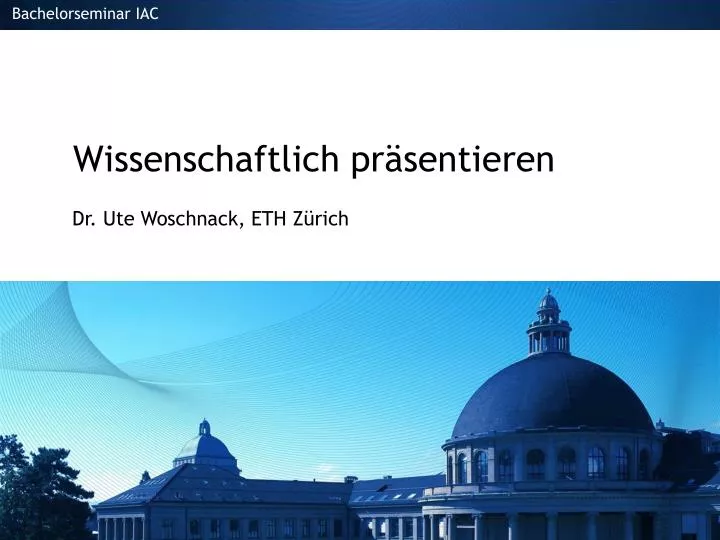 wissenschaftlich pr sentieren