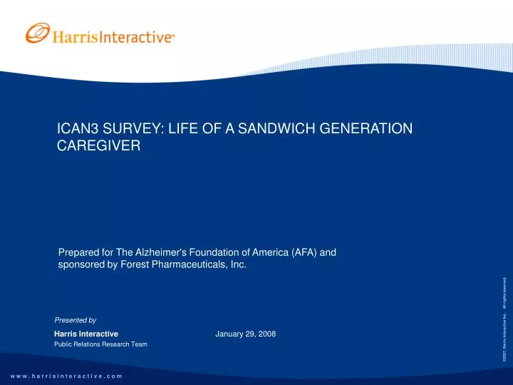 ican3 survey life of a sandwich generation caregiver