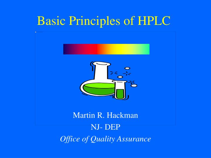 basic principles of hplc