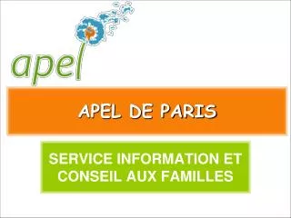 APEL DE PARIS