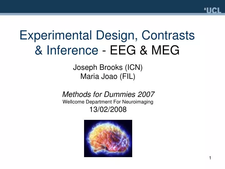 experimental design contrasts inference eeg meg