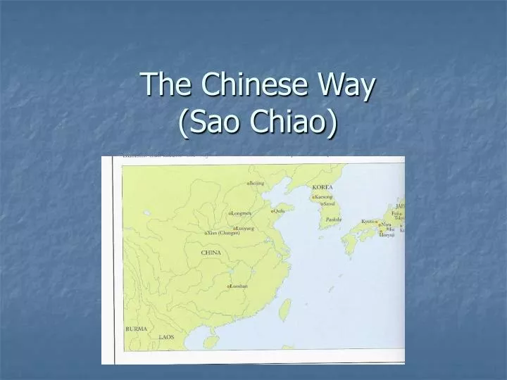 the chinese way sao chiao