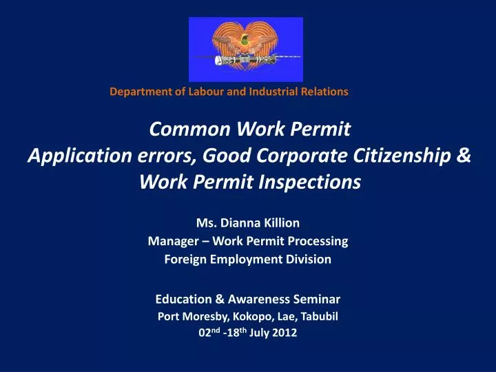 c ommon work permit application errors good corporate citizenship work permit inspections
