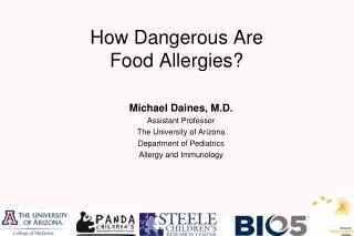 How Dangerous Are Food Allergies?