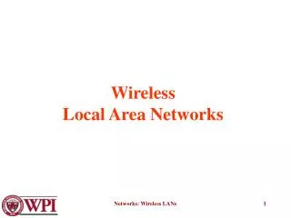 PPT - Wireless Local Area Networks (WLANs) PowerPoint Presentation ...