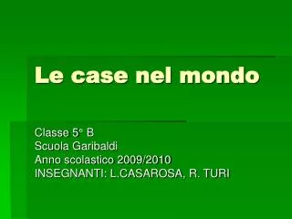 le case nel mondo