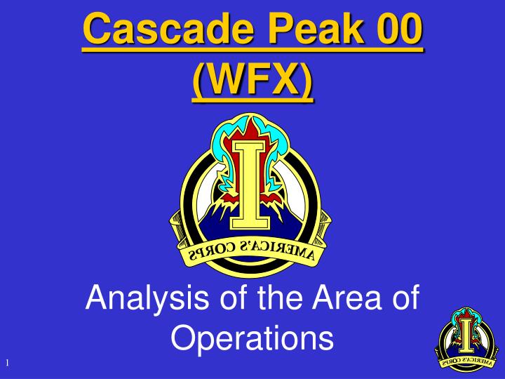 cascade peak 00 wfx