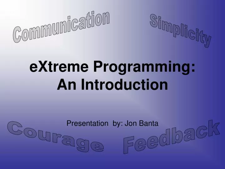 extreme programming an introduction